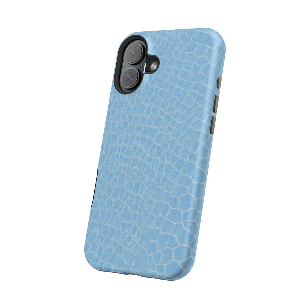 Non Leather Blue Color Pattern Magsafe Cute Phone Case for Iphone Gift for Her, | iPhone 15 Case | iPhone 15 Pro Max Case, Iphone 14, Iphone 14 Pro Max, Iphone 13, Iphone 16 - Studio40ParkLane