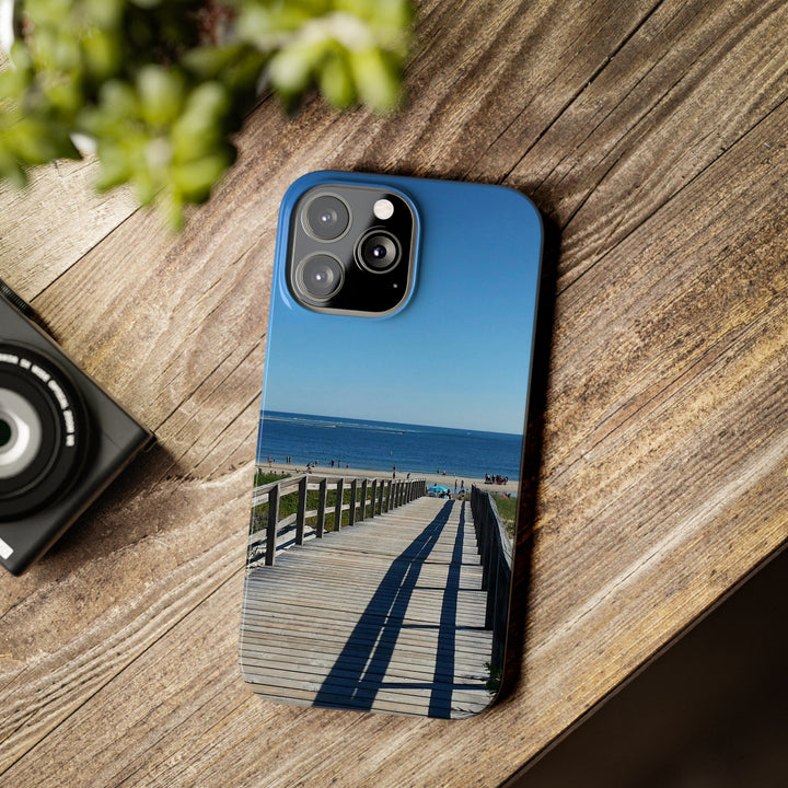 Slim Cute Phone Cases for Iphone - | iPhone 15 Case | iPhone 15 Pro Max Case, Iphone 14 Case, Iphone 14 Pro Max, Iphone 13, Summer Beach Walk - Studio40ParkLane