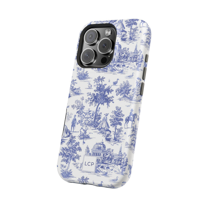 Custom Personalized French Toile Magsafe Phone Case for Iphone 18 - iPhone 17 Pro Max Air Plus 15 14 13 12 11, Samsung Galaxy Phone Cases - Studio40ParkLane