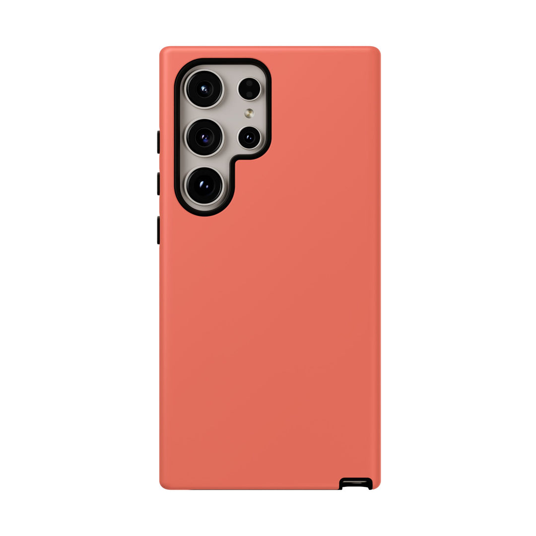 Premium Tough Coral Pink Orange Gift for Her Cute Phone Cases for Samsung S25 S24, S23, S22, S21, Iphone, 16, 15, 14, 13 Pro Max Ultra - Studio40ParkLane