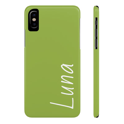 Personalized Initial Name Custom Slim Phone Cases for Iphone 16 Pro Max | iPhone 15 Case | iPhone 15 Pro Max Case, Iphone 14, 13, 12, 11, 10, 8, 7 - Studio40ParkLane