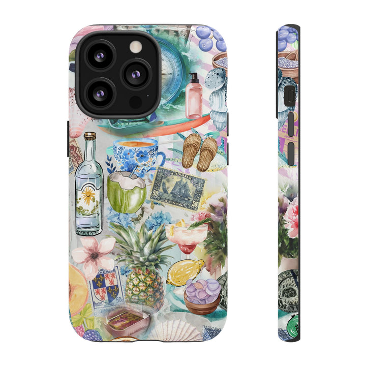 Impact Resistant, Travel Coquette Collage, Cute Phone Cases for Samsung S24, S23, S22, S21, IPhone 15 pro Iphone 14 pro Iphone 13 IPhone 12 Iphone 11 - Studio40ParkLane
