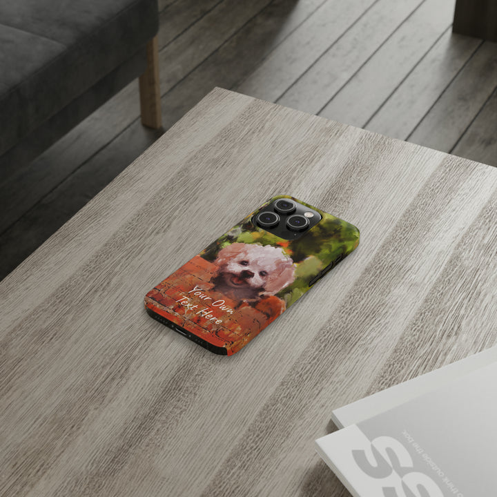 Slim Personalized Cute iPhone Cases - | iPhone 15 Case | iPhone 15 Pro Max Case, Iphone 14 Case, Iphone 14 Pro Max, Iphone 13, Bichon Frise Dog - Studio40ParkLane