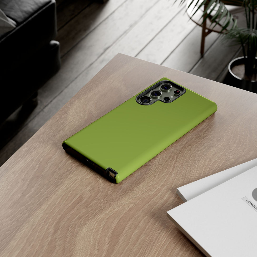 Premium Tough Chartreuse Green Gift for Her Cute Phone Cases for Samsung S25 S24, S23, S22, S21, Iphone, 16, 15, 14, 13 Pro Max Ultra - Studio40ParkLane