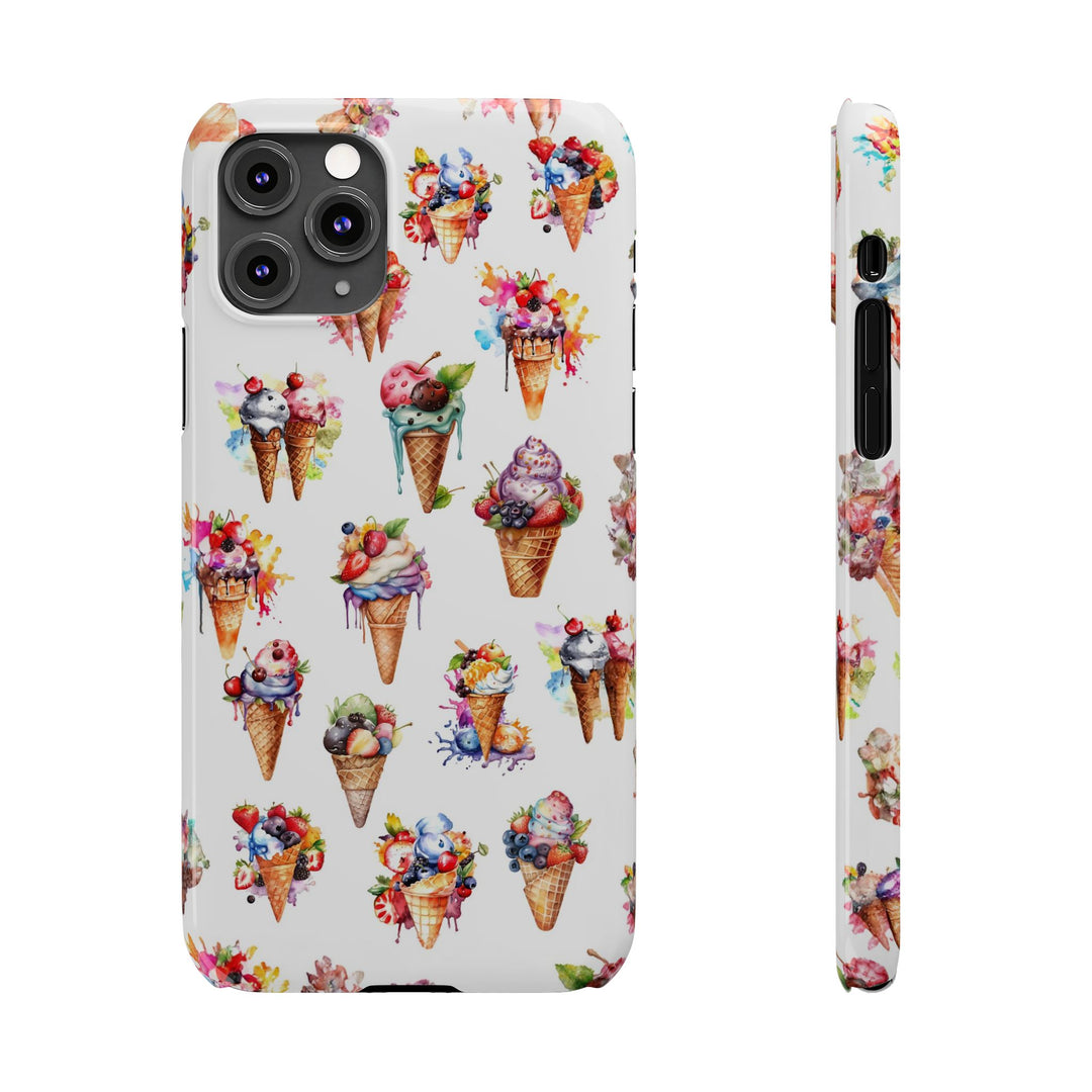 Slim Summer Ice Cream Slim Cute Phone Cases for Iphone | iPhone 15 Case | iPhone 15 Pro Max Case, Iphone 14, Iphone 14 Pro Max, Iphone 13 - Studio40ParkLane