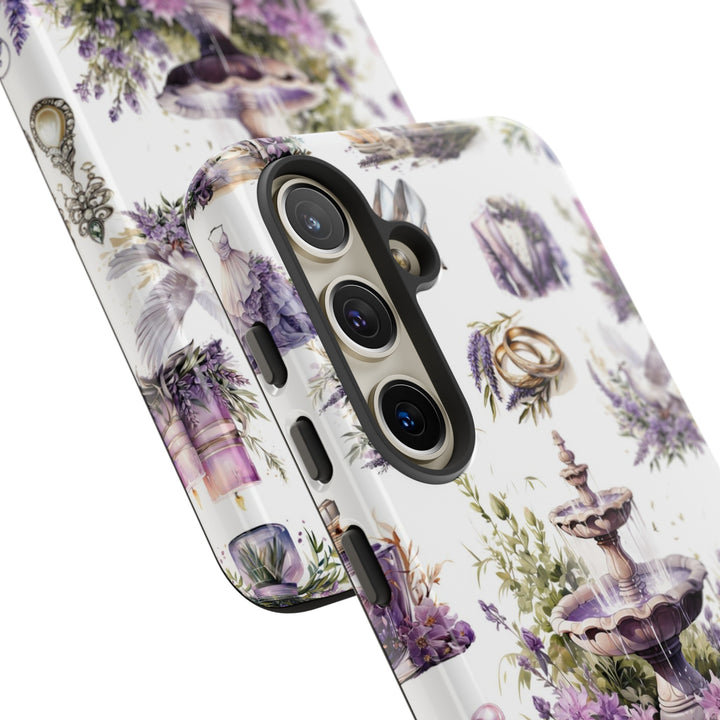 Impact Resistant, Lavender Wedding, Cute Phone Cases for Samsung S24, S23, S22, S21, IPhone 15 pro Iphone 14 pro Iphone 13 IPhone 12 Iphone 11 - Studio40ParkLane