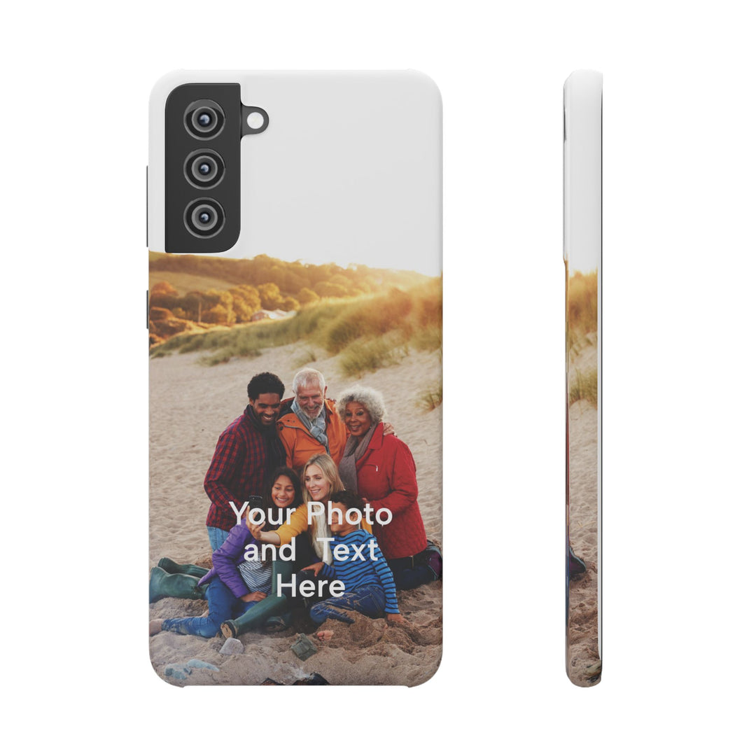 Snap Custom Personalized Family/Pet Cute Phone Cases for Samsung Galaxy S24, S23, S22, S21, S20, Plus, Ultra, Iphone 16, 15, 14, Pro and Max - Studio40ParkLane