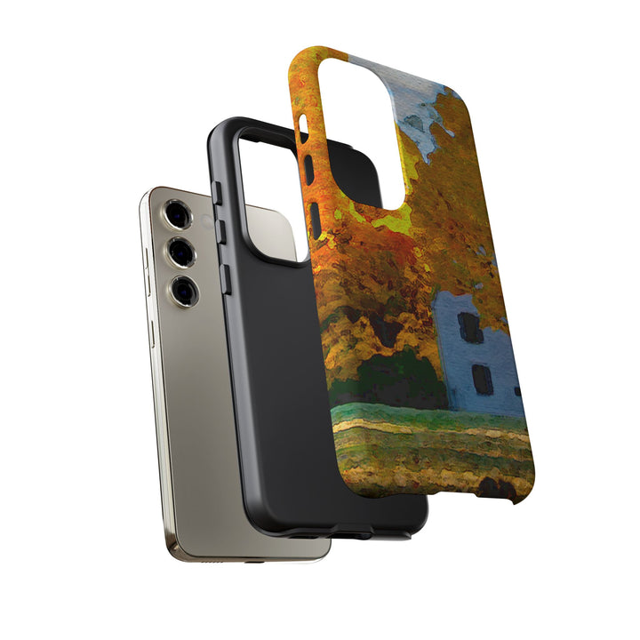 Impact Resistant, Fall Leaves Watercolor, Cute Phone Cases for Samsung S24, S23, S22, S21, IPhone 15 pro Iphone 14 pro Iphone 13 IPhone 12 Iphone 11 - Studio40ParkLane