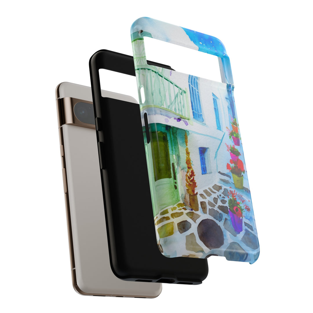 Impact Resistant, Greece House, Cute Phone Cases for Samsung S24, S23, S22, S21, IPhone 15 pro Iphone 14 pro Iphone 13 IPhone 12 Iphone 11 - Studio40ParkLane