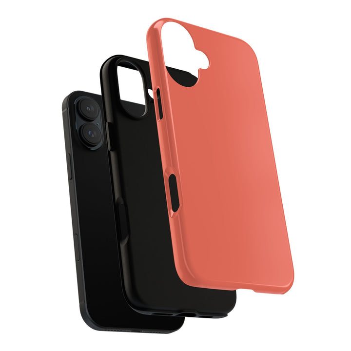 Premium Tough Coral Pink Orange Gift for Her Cute Phone Cases for Samsung S25 S24, S23, S22, S21, Iphone, 16, 15, 14, 13 Pro Max Ultra - Studio40ParkLane