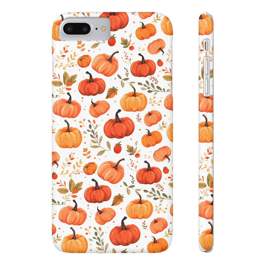 Slim Fall Autumn Pumpkins Gift for Her Cute Phone Cases for Iphone 16 | iPhone 15 Case | iPhone 15 Pro Max Case, Iphone 14, Iphone 14 Pro Max, Iphone 13, Slim - Studio40ParkLane