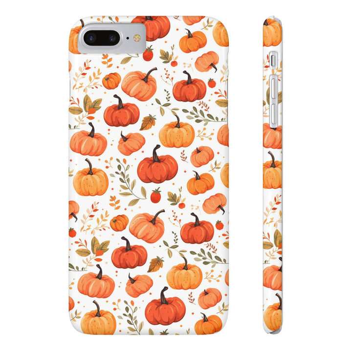 Slim Fall Autumn Pumpkins Gift for Her Cute Phone Cases for Iphone 16 | iPhone 15 Case | iPhone 15 Pro Max Case, Iphone 14, Iphone 14 Pro Max, Iphone 13, Slim - Studio40ParkLane