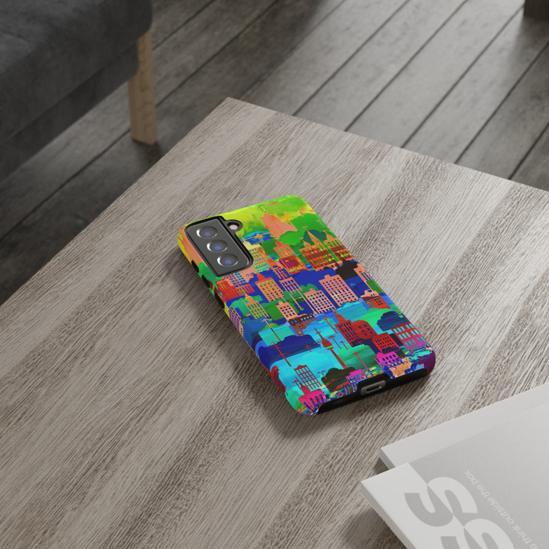 Cute Samsung Case | Cool Iphone Case | Summer City Skyline, Samsung S24, S23, S22, S21, IPhone 15 Case | Iphone 14 Case, Iphone 13 Case - Studio40ParkLane