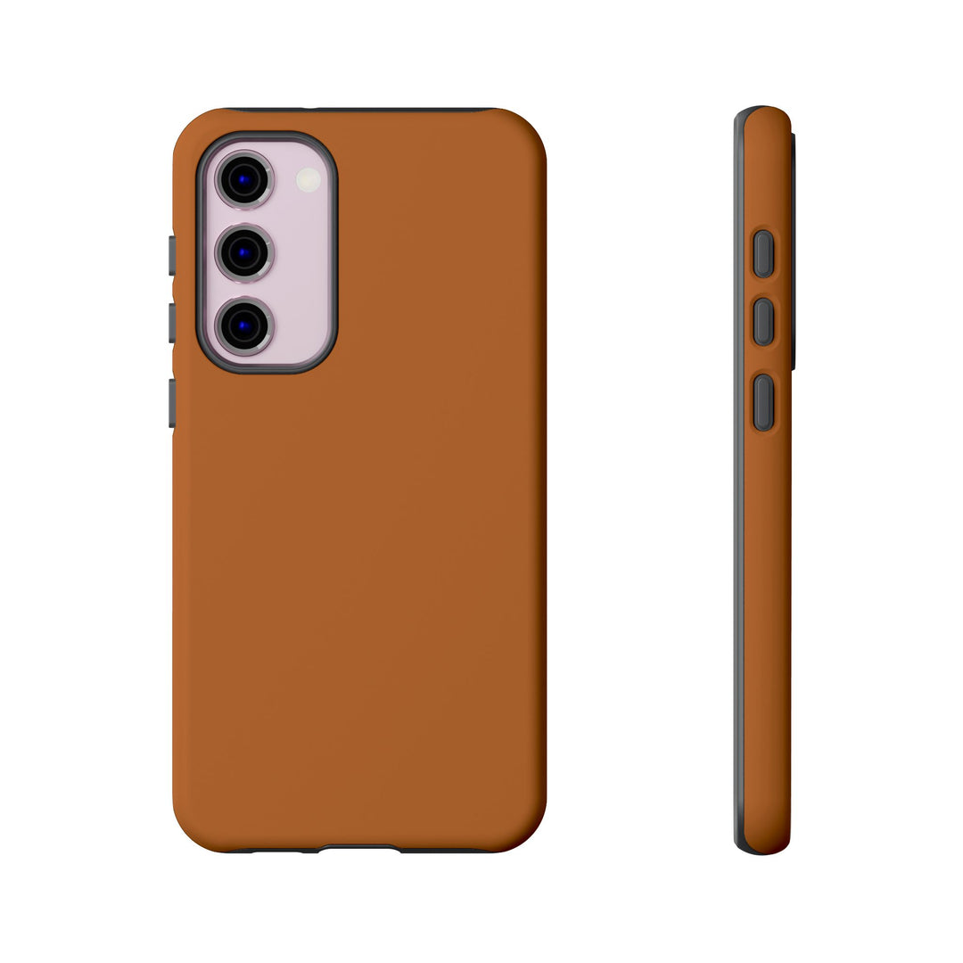 Premium Tough Rusty Brown Orange Gift for Her Cute Phone Cases for Samsung S25 S24, S23, S22, S21, Iphone, 16, 15, 14, 13 Pro Max Ultra - Studio40ParkLane