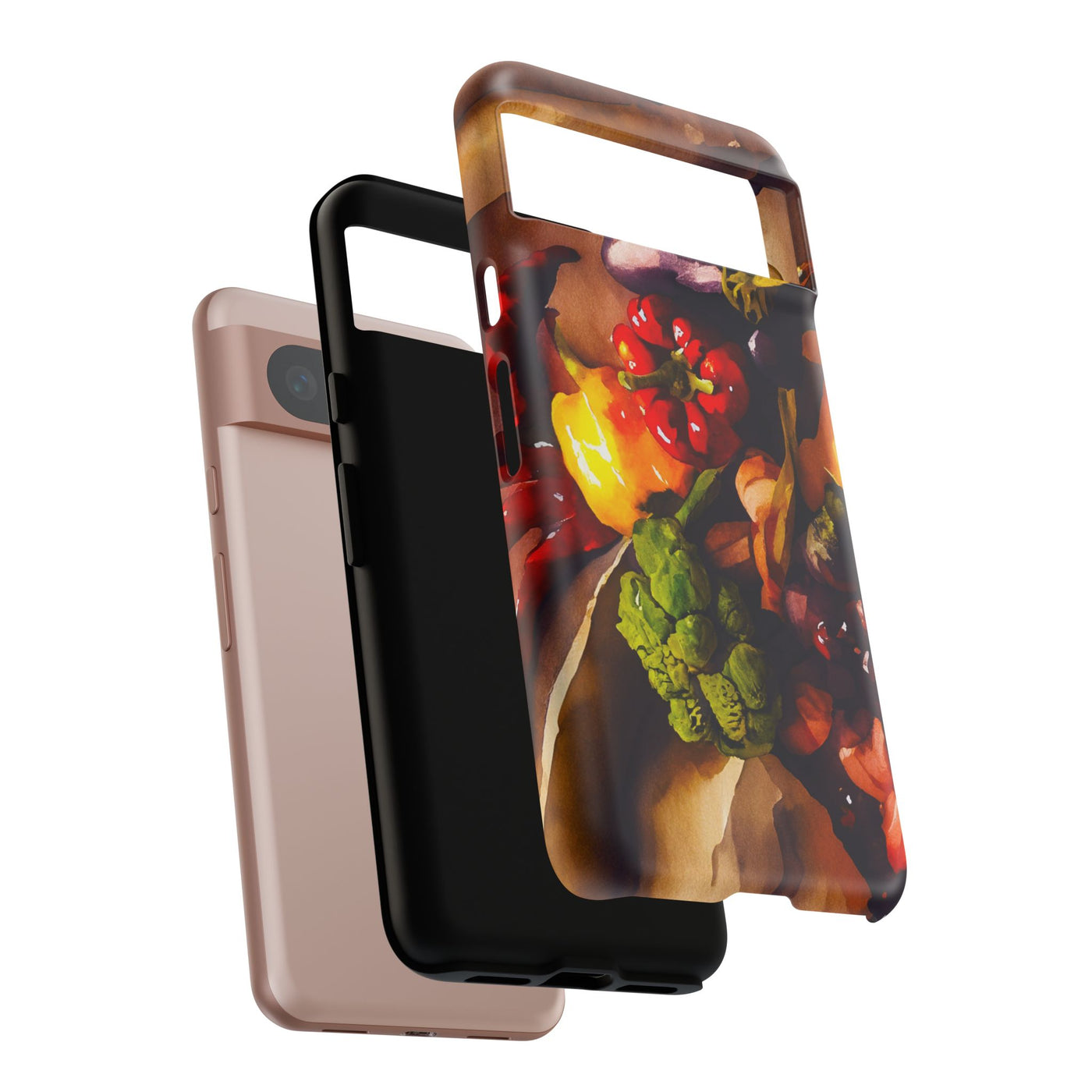 Impact Resistant, Fall Farm Vegetables, Cute Phone Cases for Samsung S24, S23, S22, S21, IPhone 15 pro Iphone 14 pro Iphone 13 IPhone 12 Iphone 11