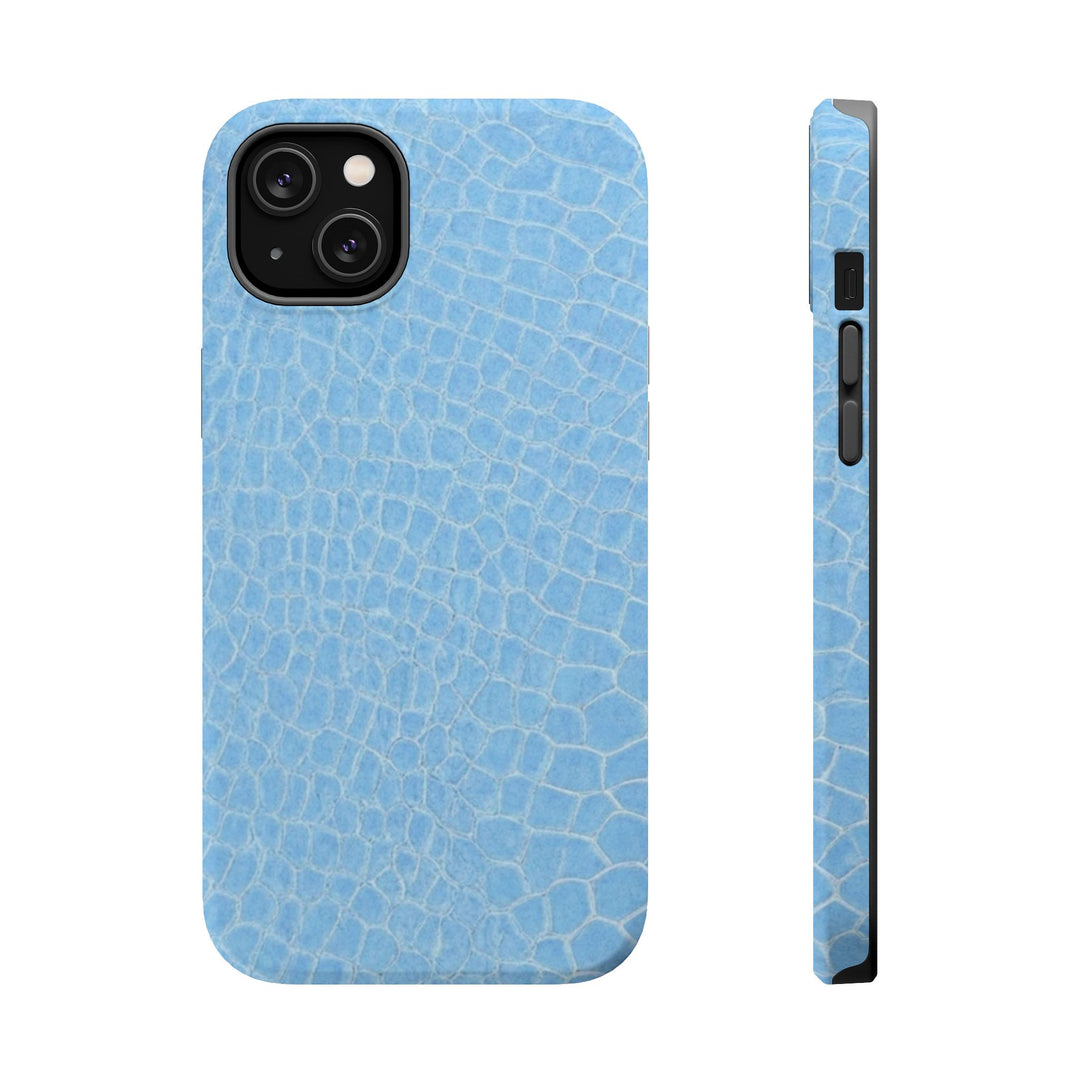 Non Leather Blue Color Pattern Magsafe Cute Phone Case for Iphone Gift for Her, | iPhone 15 Case | iPhone 15 Pro Max Case, Iphone 14, Iphone 14 Pro Max, Iphone 13, Iphone 16 - Studio40ParkLane