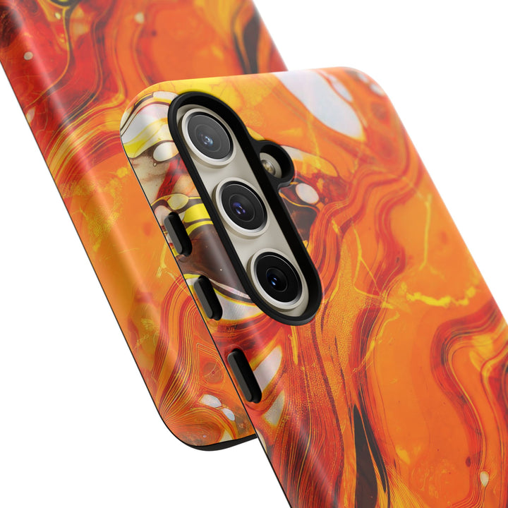 Impact Resistant, Fall Colors Marble, Cute Phone Cases for Samsung S24, S23, S22, S21, IPhone 15 pro Iphone 14 pro Iphone 13 IPhone 12 Iphone 11 - Studio40ParkLane