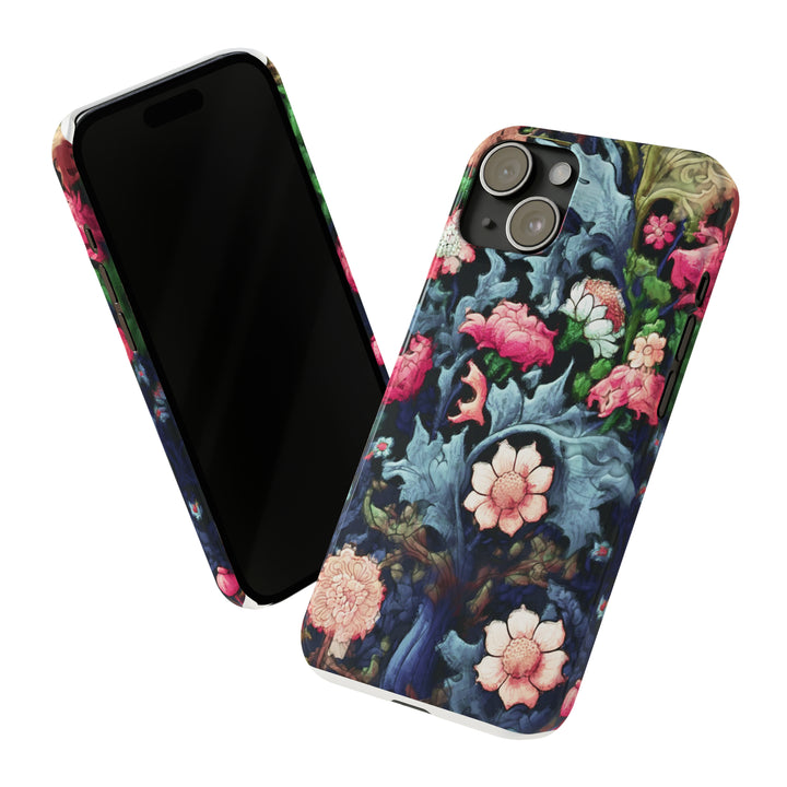 Slim Cute Phone Cases for Iphone - | iPhone 15 Case | iPhone 15 Pro Max Case, Iphone 14 Case, Iphone 14 Pro Max, Iphone 13, Flowers Scene - Studio40ParkLane