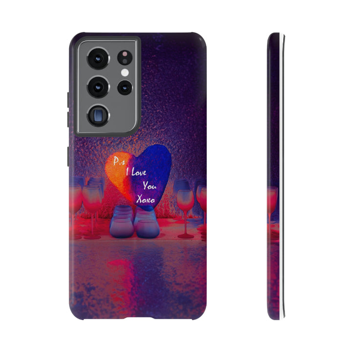 Cute Samsung Case | Cool Iphone Case | PS I love You - Heart, Samsung S24, S23, S22, S21, IPhone 15 Case | Iphone 14 Case, Iphone 13 Case - Studio40ParkLane