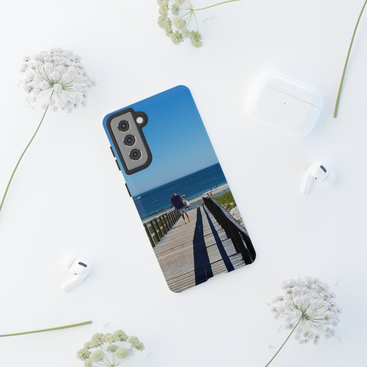 Cute Samsung Case | Cool Iphone Case | Summer Beach Walk, Samsung S24, S23, S22, S21, IPhone 15 Case | Iphone 14 Case, Iphone 13 Case - Studio40ParkLane
