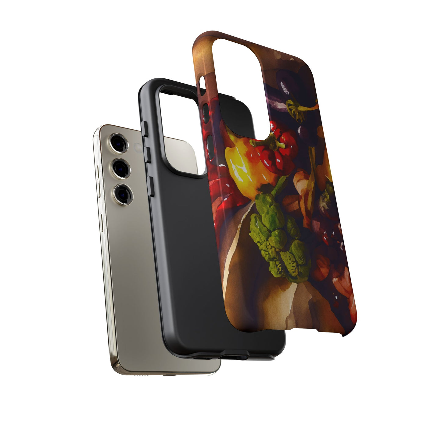 Impact Resistant, Fall Farm Vegetables, Cute Phone Cases for Samsung S24, S23, S22, S21, IPhone 15 pro Iphone 14 pro Iphone 13 IPhone 12 Iphone 11