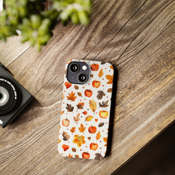 Slim Fall Autumn Leaves Gift for Her Cute Phone Cases for Iphone 16 | iPhone 15 Case | iPhone 15 Pro Max Case, Iphone 14, Iphone 14 Pro Max, Iphone 13, Slim - Studio40ParkLane