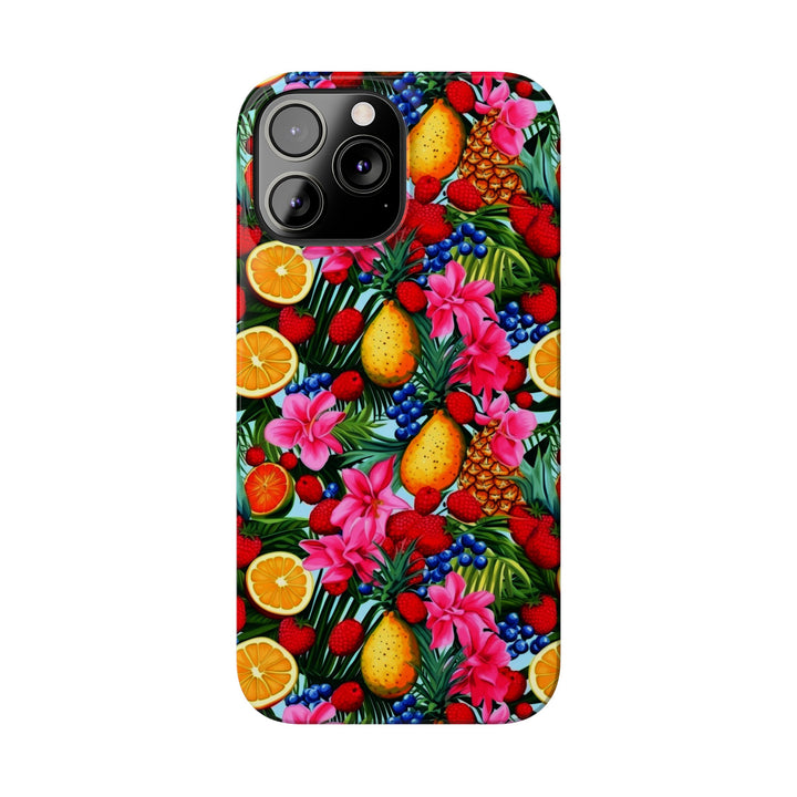 Slim Cute Phone Cases for Iphone - | iPhone 15 Case | iPhone 15 Pro Max Case, Iphone 14 Case, Iphone 14 Pro Max, Iphone 13, Summer Mixed Fruit - Studio40ParkLane