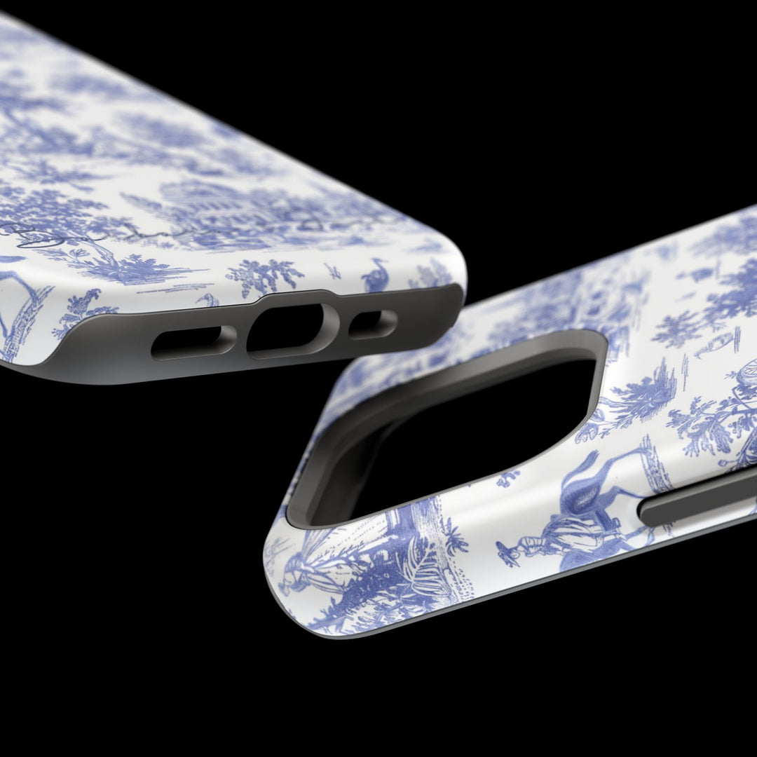 Magsafe French Toile Personalized Initial Custom Gift Cute Phone Cases for Iphone 16 Pro Max | iPhone 15, Pro Max Case, Iphone 14, 13, 12, 11, 10 - Studio40ParkLane