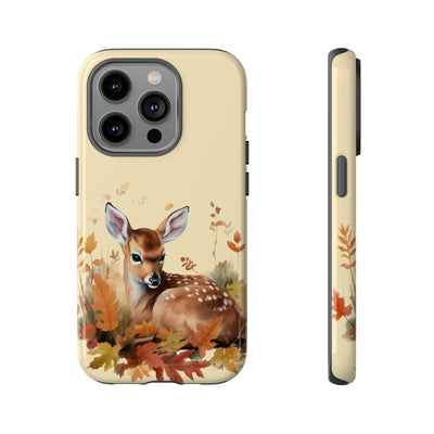 Autumn Fall Deer Gift for Her Cute Phone Case for, Samsung Galaxy S24, S23, S22, S21, IPhone 16 Case | Iphone 15, Iphone 14, IPhone 13 Case