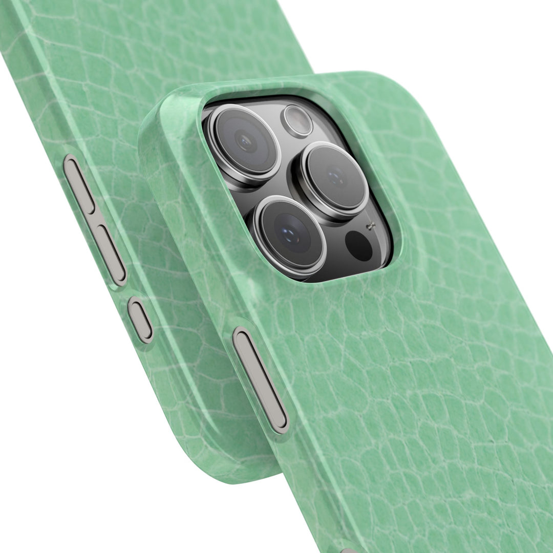 Slim Non Leather Mint Color Pattern Gift for Her Cute Phone Cases for Iphone 16 Pro Max | iPhone 15 Case | iPhone 15 Pro Max Case, Iphone 14, 13, 12, 11, 10, 8, 7 - Studio40ParkLane