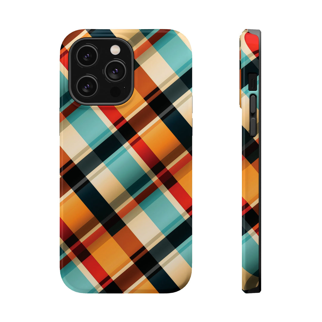 Checkered Plaid Magsafe Gift for Her Cute Phone Case for Iphone, | iPhone 16 | iPhone 15 Pro Max, Iphone 14 Pro Max, 13 12 11 10 9 8 7 - Studio40ParkLane