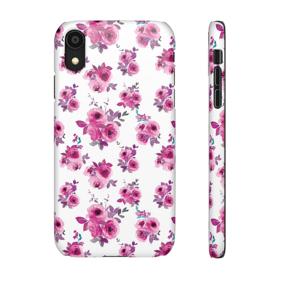 Sleek Snap Flowers Gift for Her Cute Phone Case for iPhone 16 15 14 13 12 11 X Xs Max Xr Pro Plus Samsung Galaxy S24 S23 S22 S21 S20 Ultra