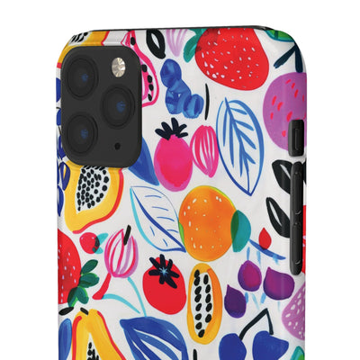 Snap Summer Fruit Gift for Her Cute Phone Cases for Samsung Galaxy S24, S23, S22, S21, S20, Plus, Ultra, Iphone 16, 15, 14, Pro and Max