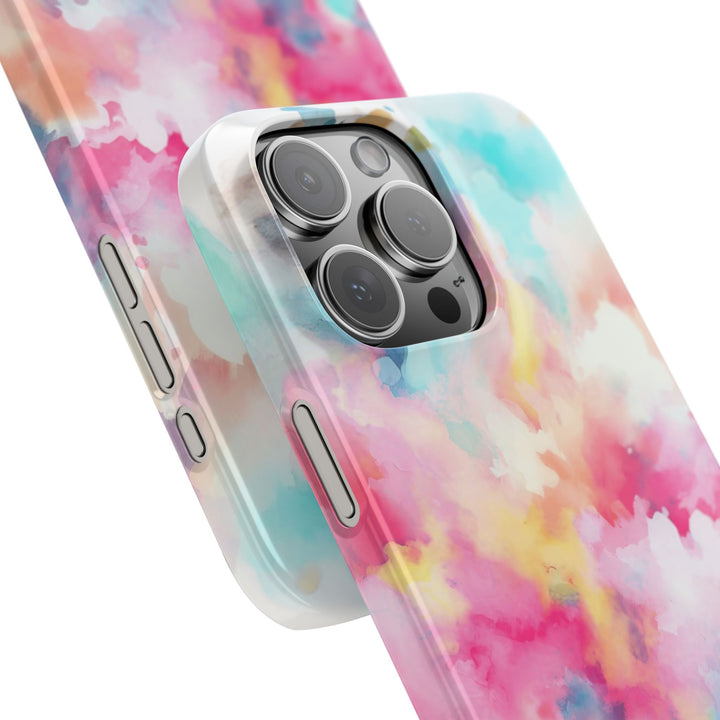 Slim Paint Splash Pink Gift for Her Cute Phone Cases for Iphone 16 Pro Max | iPhone 15 Case | iPhone 15 Pro Max Case, Iphone 14, Iphone 14 Pro Max, Iphone 13 12 11 8 7 - Studio40ParkLane