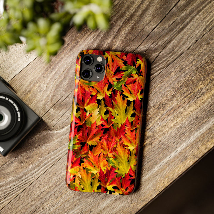 Slim Fall Leaves Slim Cute Phone Cases for Iphone | iPhone 15 Case | iPhone 15 Pro Max Case, Iphone 14, Iphone 14 Pro Max, Iphone 13 - Studio40ParkLane