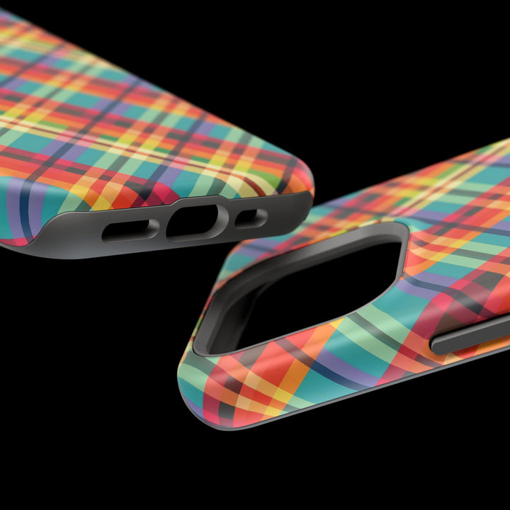Checkered Plaid Magsafe Gift for Her Cute Phone Case for Iphone, | iPhone 16 | iPhone 15 Pro Max, Iphone 14 Pro Max, 13 12 11 10 9 8 7 - Studio40ParkLane