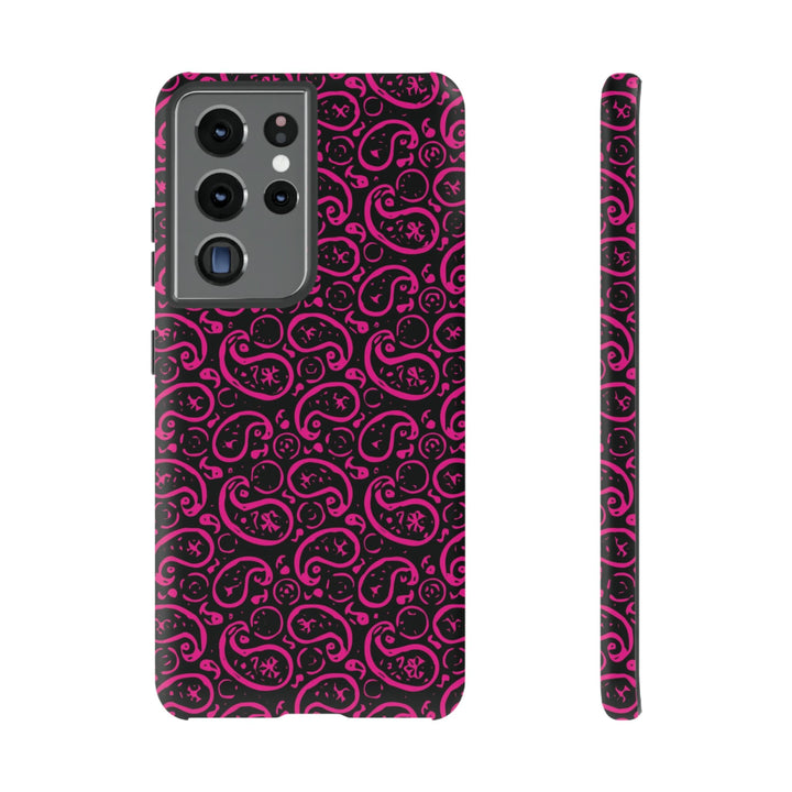 Samsung Galaxy Phone Case | Galaxy S23, S22, S21, S20 | Luxury Case Double Layered | Impact Resistant | Fashionable - Paisley 3 - Studio40ParkLane