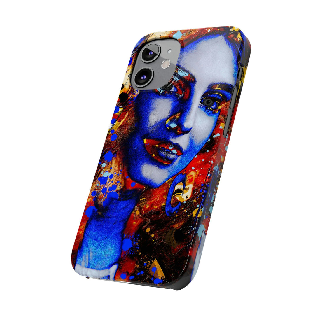 Slim Cute Phone Cases for Iphone - | iPhone 15 Case | iPhone 15 Pro Max Case, Iphone 14 Case, Iphone 14 Pro Max, Iphone 13, Marble Splash Face - Studio40ParkLane