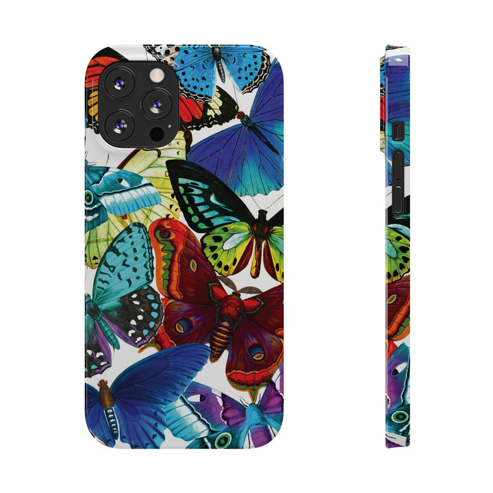 Slim Bright Butterflies Gift for Her Cute Phone Cases for Iphone 16 Pro Max | iPhone 15 Case | iPhone 15 Pro Max Case, Iphone 14, Iphone 14 Pro Max, Iphone 13 12 11 8 7 - Studio40ParkLane