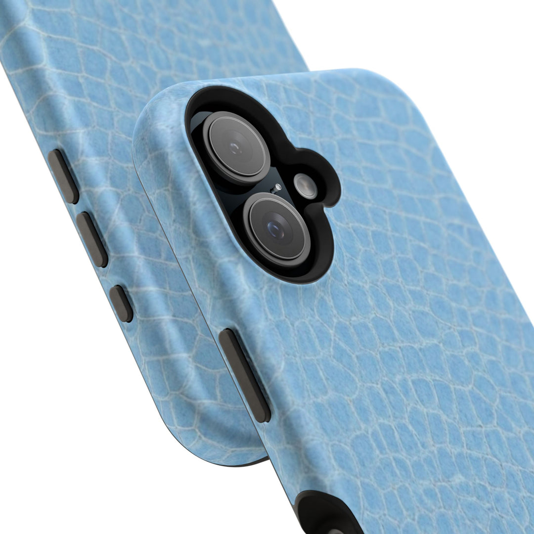 Non Leather Blue Color Pattern Magsafe Cute Phone Case for Iphone Gift for Her, | iPhone 15 Case | iPhone 15 Pro Max Case, Iphone 14, Iphone 14 Pro Max, Iphone 13, Iphone 16 - Studio40ParkLane