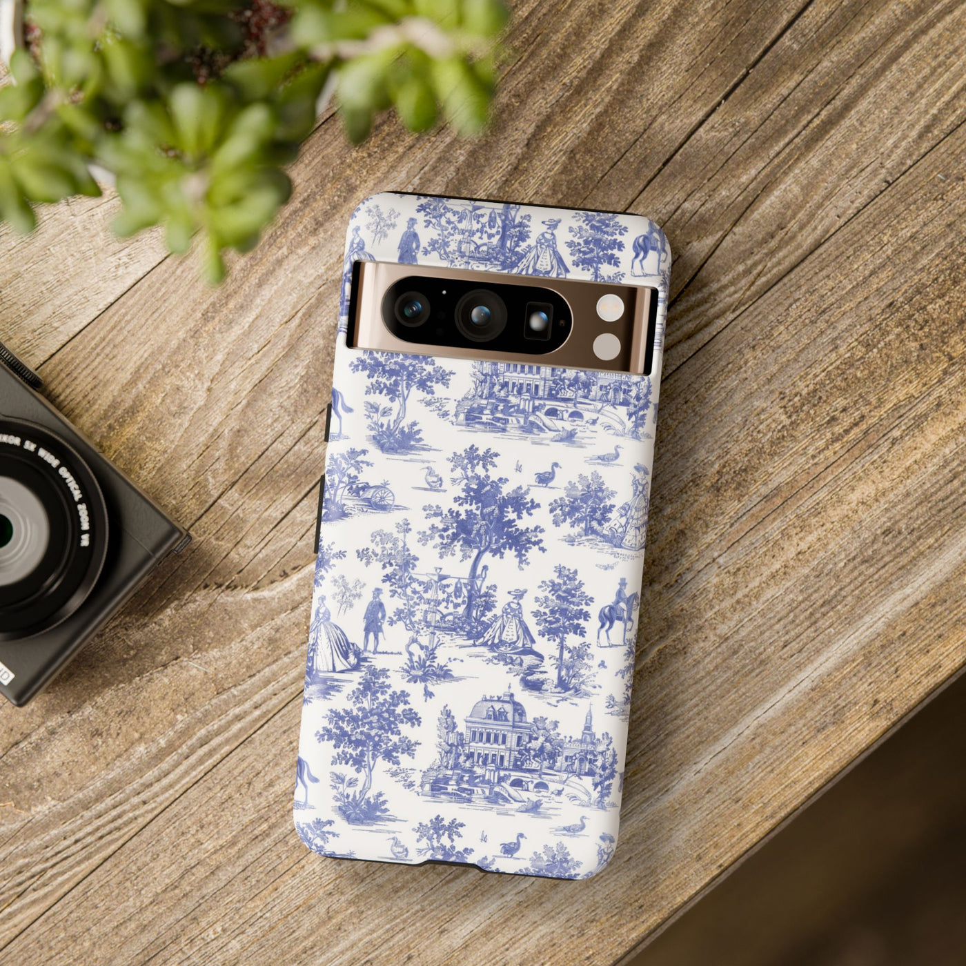 Premium Tough French Toile Gift for Her Cute Phone Cases for Samsung S25 S24, S23, S22, S21, Iphone, 16, 15, 14, 13 Pro Max Ultra - Studio40ParkLane