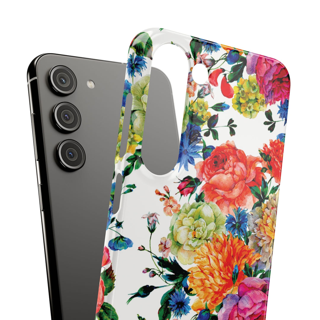 Sleek Snap Colorful Flowers Cute Phone Case for iPhone 16 15 14 13 12 11 X Xs Max Xr Pro Plus Samsung Galaxy S24 S23 S22 S21 S20 Note Ultra
