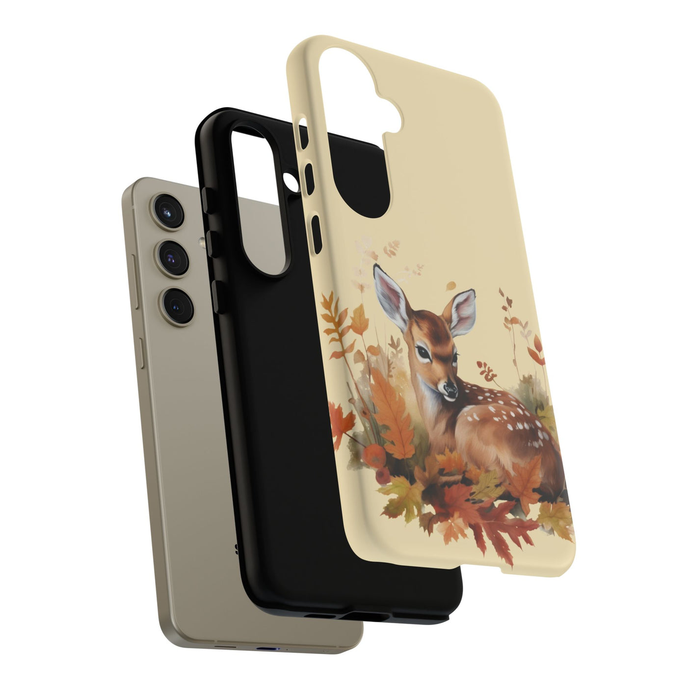 Autumn Fall Deer Gift for Her Cute Phone Case for, Samsung Galaxy S24, S23, S22, S21, IPhone 16 Case | Iphone 15, Iphone 14, IPhone 13 Case