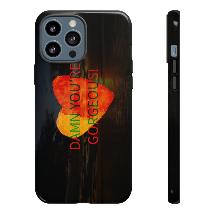 Cute IPhone Case | iPhone 15 Case | iPhone 15 Pro Max Case, Iphone 14 Case, Iphone 14 Pro Max Case IPhone Case for Art Lovers, Heart Sunset - Studio40ParkLane