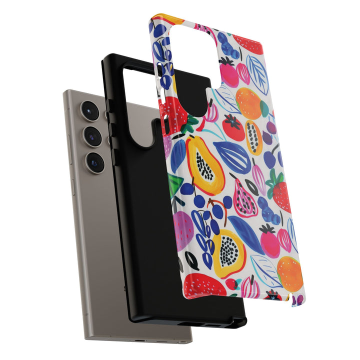 Premium Tough Summer Fruit Collage Gift for Her Cute Phone Cases for Samsung and Iphone, 16, 15, 14, S24, S23, S22, S21, S20, Plus, Ultra, Pro - Studio40ParkLane