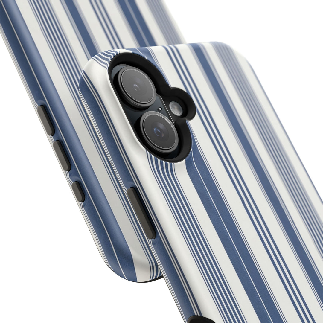 MagSafe Cute Phone Case, Coastal Striped Phone Case for iPhone 17 16 15 14 13 12 Pro Max, Samsung S26 S25 S24 Ultra case - Studio40ParkLane