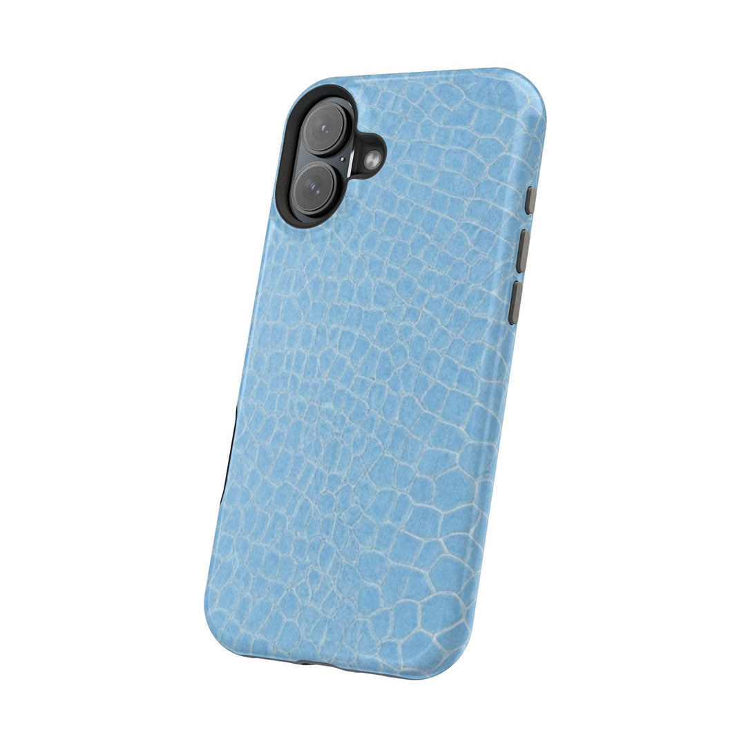Non Leather Blue Color Pattern Magsafe Cute Phone Case for Iphone Gift for Her, | iPhone 15 Case | iPhone 15 Pro Max Case, Iphone 14, Iphone 14 Pro Max, Iphone 13, Iphone 16 - Studio40ParkLane
