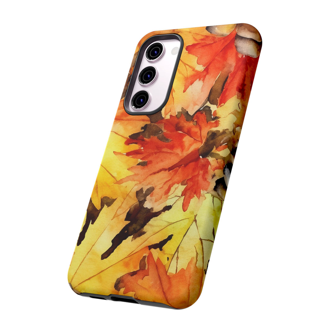 Impact Resistant, Fall Leaves, Cute Phone Cases for Samsung S24, S23, S22, S21, IPhone 15 pro Iphone 14 pro Iphone 13 IPhone 12 Iphone 11 - Studio40ParkLane