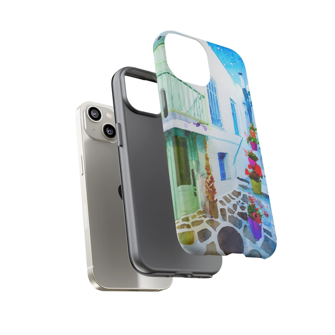 Impact Resistant, Greece House, Cute Phone Cases for Samsung S24, S23, S22, S21, IPhone 15 pro Iphone 14 pro Iphone 13 IPhone 12 Iphone 11 - Studio40ParkLane