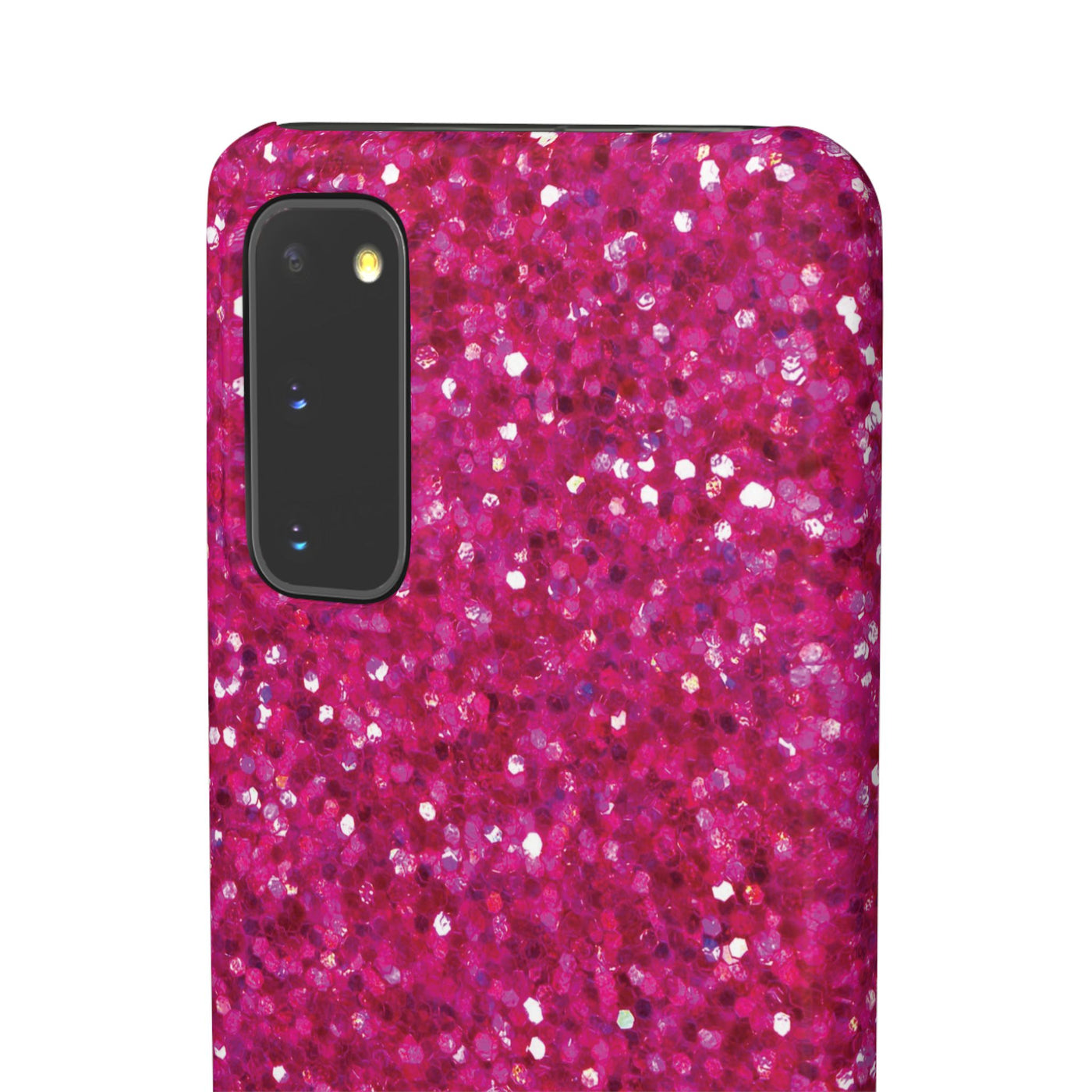 Snap Non-Glitter Muted Pink Play on "Faux" Glitter Effect Cute Phone Cases for Samsung and Iphone, 16, 15, 14, S24, S23, S22, S21, S20, Plus and Ultra